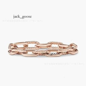 DY DESGINER DAVID SMEEXKE TOPAMALT YURMA BRACLED Simple and Elegant Popular Woven Twisted Rope Fashion Ring David Armband Punk Jewelry Band Fashion David 977