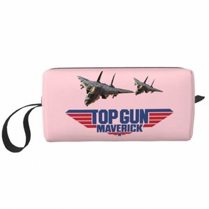 Top Gun Maverick Cosmetic Bag Women Fi stor kapacitet Tom Cruise Film Makeup Case Beauty Storage Toatetry Väskor L4L5#