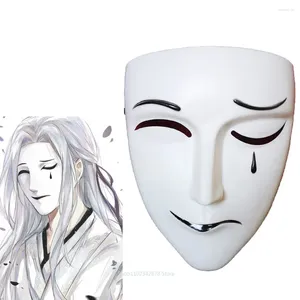 Party Supplies Anime Tian Guan Ci Fu Maske Bai Wuxiang Cosplay Segen des Himmelsbeamten Traurig und froh Vollgesichts-Kopfbedeckung Halloween-Geschenk