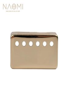 Naomi metal humbucker captador capa 50mm para lp estilo peças de guitarra elétrica acessórios cor dourada new3746597