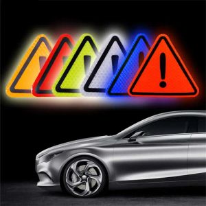 Adesivi adesivi adesivi adesivi di sicurezza ad alta resistenza triangolo ad alte prestazioni universali accessori per auto di avvertimento auto