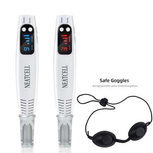 Laser Picosecond Pen Red Blue Light Therapy Plasma Pen For Freckle Tattoo Melanin Spot Removal Skin Care Beauty Instrument