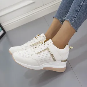 Sapatos de fitness correndo mulheres respirável zíper casual luz ao ar livre esportes plataforma caminhada senhoras tênis zapatos mujer55