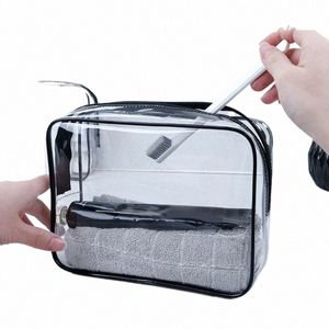 1 stück Kleine Große Transparente Kosmetiktasche PVC Frauen Klar Make-Up Tasche Fall Reise Make-Up Organizer Lagerung Bad Toiletten W Tasche F8n7 #