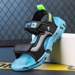 Summer Children Sandals Fashion Boys Soft Sole Lightweight Comfortable Sneakers Casual Beach Water Kids Shoes 240321