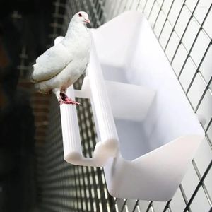 Other Bird Supplies Dispenser Plastic Water Standing Double Cage Food For Seed Feeder Parrots Cup Bowl Frame