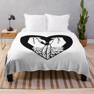 Coperte Mani legate Bondage Cuore Coperta da tiro Grande per letto Campeggio Biancheria da letto estiva imbottita