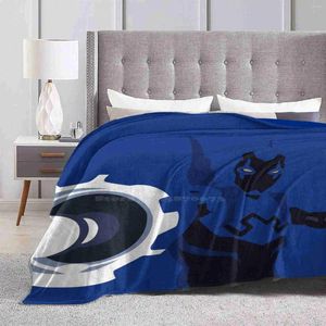 Filtar blå skalbagge minimalism toppkvalitet bekväm säng soffa mjuk filt ung rättvisa minimalistisk svart grå enkel