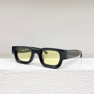 Chunky Square Sonnenbrille Schwarz Gelb für Damen Herren Y2K Shades Sommersonnenbrillen Lunettes de Soleil Brillen Occhiali da sole UV400 Brillen