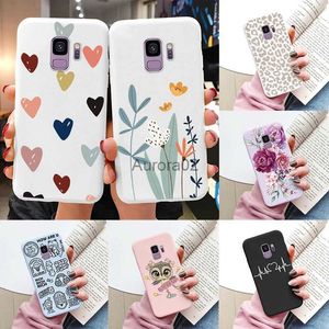 Casos de telefone celular caso para samsung galaxy s9 s 9 plus capa bonito dos desenhos animados doces pintado macio tpu coque pára-choques s9 + s9plus funda yq240330