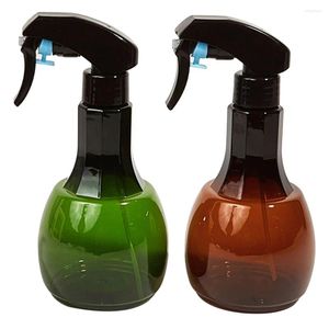 Bottiglie di stoccaggio 2 pezzi Spray per capelli Vuoto Nebbia fine Barbiere Spruzzatore d'acqua in plastica ricaricabile