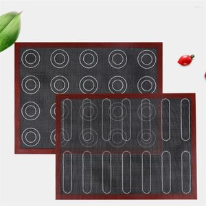 Backwerkzeuge Gebäckmakkaronmatten haltbar empfohlene Glasfaser Ideal für die Herstellung von Silikonmatten -Hitze