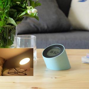 Relógios de mesa Relógio Eletrônico Simples Luz Noturna USB Carregando Alarme Led Luminoso