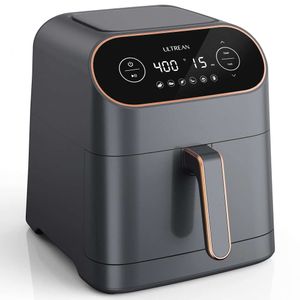 Friggitrice Ultran, friggitrice elettrica ad aria calda XL 6 in 1 da 9 litri, pentole senza olio, pannello di controllo touch LCD di grandi dimensioni e cestello antiaderente, certificazione ETL, 1750 W