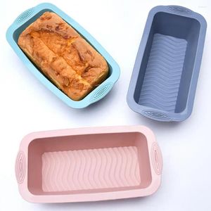 Baking Tools Practical Pastry Mold Silicone Cake Convenient Bakeware Rectangle Shape Toast