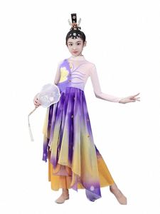 Klassisk dansdräkt Kvinnlig elegant fandans 18 Huandie Meng Die Flying Dance Costume X5VN#