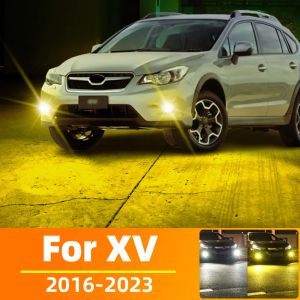 2st LED FOG LAMP -glödlampa för Subaru XV CrossTrek 2016 2017 2018 2109 2020 2021 2022 2023 Front Driving Light