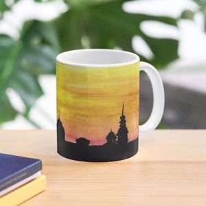 Kubki Drezno Sunset Coffee Mug Glass Tea i filiżanki