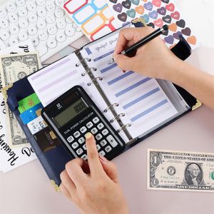 A6 Colorful Marble Binder Budget Budget Leaf Leaf Notebook Daily Planner Money Organizzatore Budget in contanti Financial Hand Book