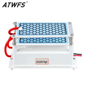 ATWFS Air Purifier 220V 10G/5G Ozone Generator Portable Double Integrated Long Life Ceramic Plate Ozonator Air Cleaner Ozonizer