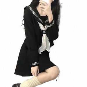 japanese School Uniform JK Uniform Girl S-XXL JK Japanese College Style Suit Sailor Costume Women Sexy Shirt Pleated Skirt Y5Lf#