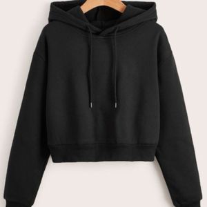 Fashionable Casual Sports Sweet Cool Style New Trend Clean Color Hooded Sixteen Short Hoodie