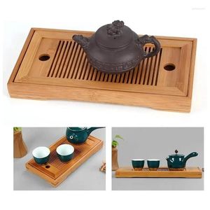 Tea Tray Drenage Tray Board Water Household Drufel Pokój Chiński Fu Kung Set Set STALAGE BAMBOO TABLE