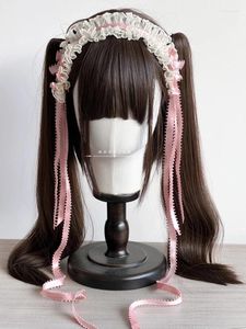 Party Supplies Original Lolita Handmased Hair Band Ballet Style Multicolor Lace Doll