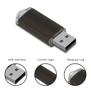 10pcs/lotto colore USB 2.0 Flash Drive Drive 2 GB 4GB 8GB 16 GB Pendrive Memory Stick 32GB 64 GB USB Stick Regalo USB Logo personalizzato gratuito