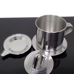 50/100ml Vietnam Style Stainless Steel Coffee Drip Filter Maker Pot Infuse Cup Portable home office travel camping Durable