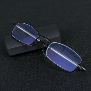 Hot Folding Reading Glasses Eyeglass With Case Women Men Blue Light Blocking Reading Magnifying Presbyopic Glasses +1.00~+4.00