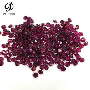 Componenti sciolti semi naturali preziosi preziosi rodolite rodolite garnet gemstone di qualità che produce pietra di granato