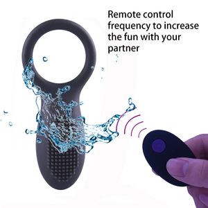 Wireless Remote Control Penis Toy Ring Cock Vibrator Delay Time G Spot Clitoris Stimulator Adult Sex Toys For Men 240326