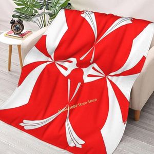 Cobertores não publicados em vermelho e branco... Cobertor de lance 3D impresso sofá quarto decorativo crianças adulto presente de natal