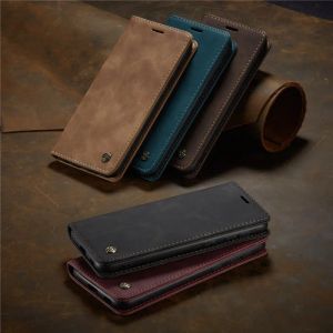 A22S 5G Caseme Case för Samsung Galaxy A22S 5G Leather Case Etui Galaxy A12 A22 A32 A42 A52 A52S A72 A02S A51 A71 5G Flip Cover