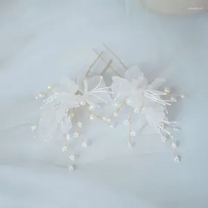 Klipsy do włosów slbridal ręcznie robione krysztale kryształowe perły ślubne zestaw pinów kobiet naklejki dla dziewcząt prezent biżuterii