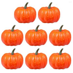 Decorative Flowers Artificial Pumpkins Lifelike Simulation Pumpkin With Po Prop For Decoration Thanksgiving Ornaments Home Supplies