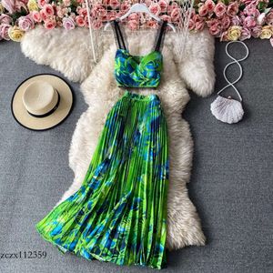 Casual Dresses Women High Waist Summer Dress Fashion Sundresses Women Floral Print Dress Maix Dresses Robe Fille 230413