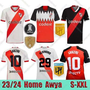 2023 2024 River Plate Soccer Jerseys Barco de La Cruz Quintero Aarezpratto Fernandez Camisetas Solari Men Kits Kits.