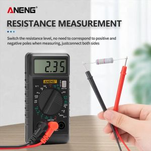 DT-182 Цифровой мини-многометр Mini Multimeter DC/AC Meter Meter Meter Handheld Pocket Voltterater Ammeter Diode Triode Tester Multitester