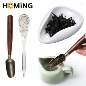 Tea Trays 8/10g Porcelain Coffee Spoons Measuring Scoop For Ground Beans Sugar Spice Measure Spoon Soup Cooking Mixing Stirrer