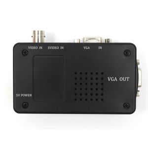 BNC VGA Composite S-VideoからVGAコンバータービデオコンバーターVGA出力アダプターデジタルスイッチボックスPC MAC TVカメラDVD DVR