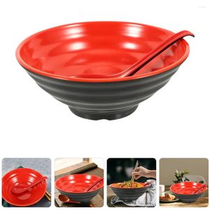 Bowls Ramen Bowl Set For Restaurant Japanese Soup Delicate Noodle El Multi-use Rice Spoon Microwavable