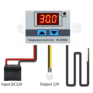 W3001 Digital Temperature Controller 12V 24V 110V 220V Thermostat Regulator Heating Cooling Control Thermoregulator With Sensor