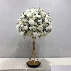 パーティーデコレーション人工花の配置ドームのための直径60cmから80cm装飾テーブルデザインドロップ配信ホームG Dhn5l