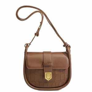 high-end French shoulder bag, women's spring new fi, niche saddle bag, versatile cross-body bag shoulder bag women o2Pv#