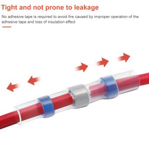 800 szt. Złącza z uszczelnieniem lutowniczym złącza przewodu ciepła Izolowane zaciski elektryczne zaciski złącze spliki