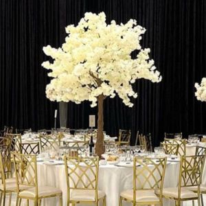 Factory wholesale artificial cherry blossom tree table centerpiece flower wedding decorative artificial cherry tree blossom