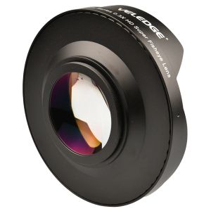 Vlogmagic 52mm / 58mm / 62mm / 67mm / 72mm 0,3x Ultra Fisheye Wide Lens -adapter med huva endast för videokamerakameror