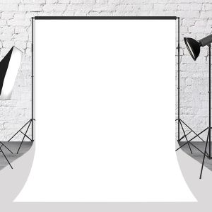 Bonvvie Solid White Photography Backdrop Vinyl Material Produkt Video YouTube Live Photocall Hintergrund DIY Photo Studio Requisite